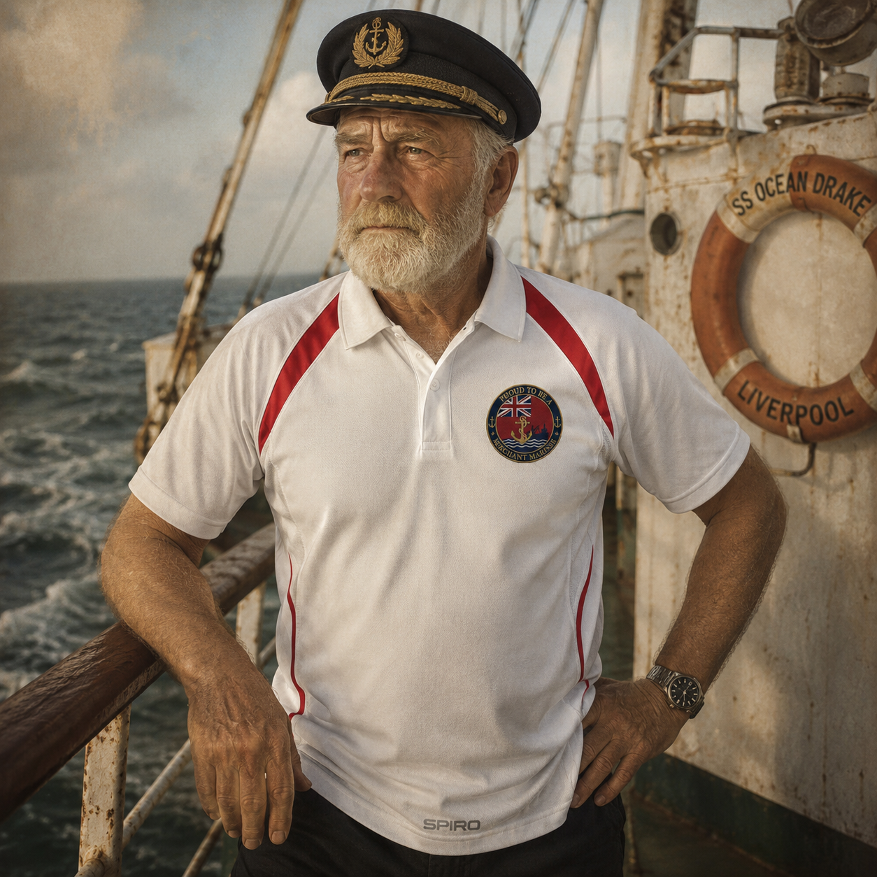 Proud to Be a Merchant Mariner Polo Shirt