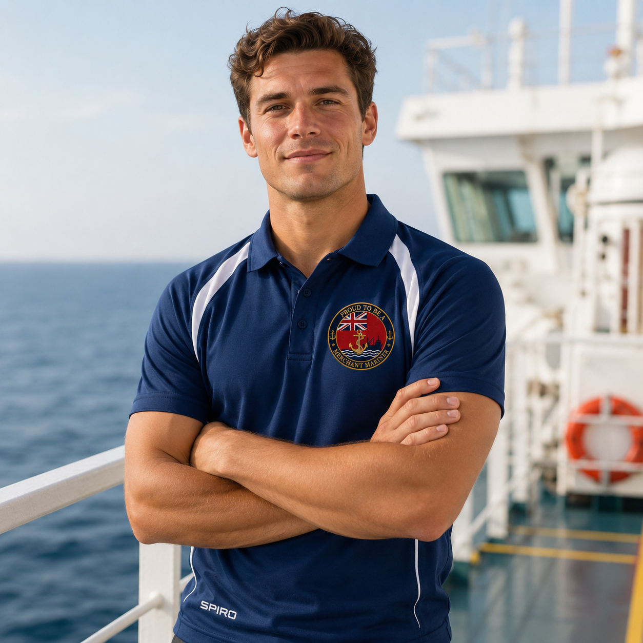 Proud to Be a Merchant Mariner Polo Shirt