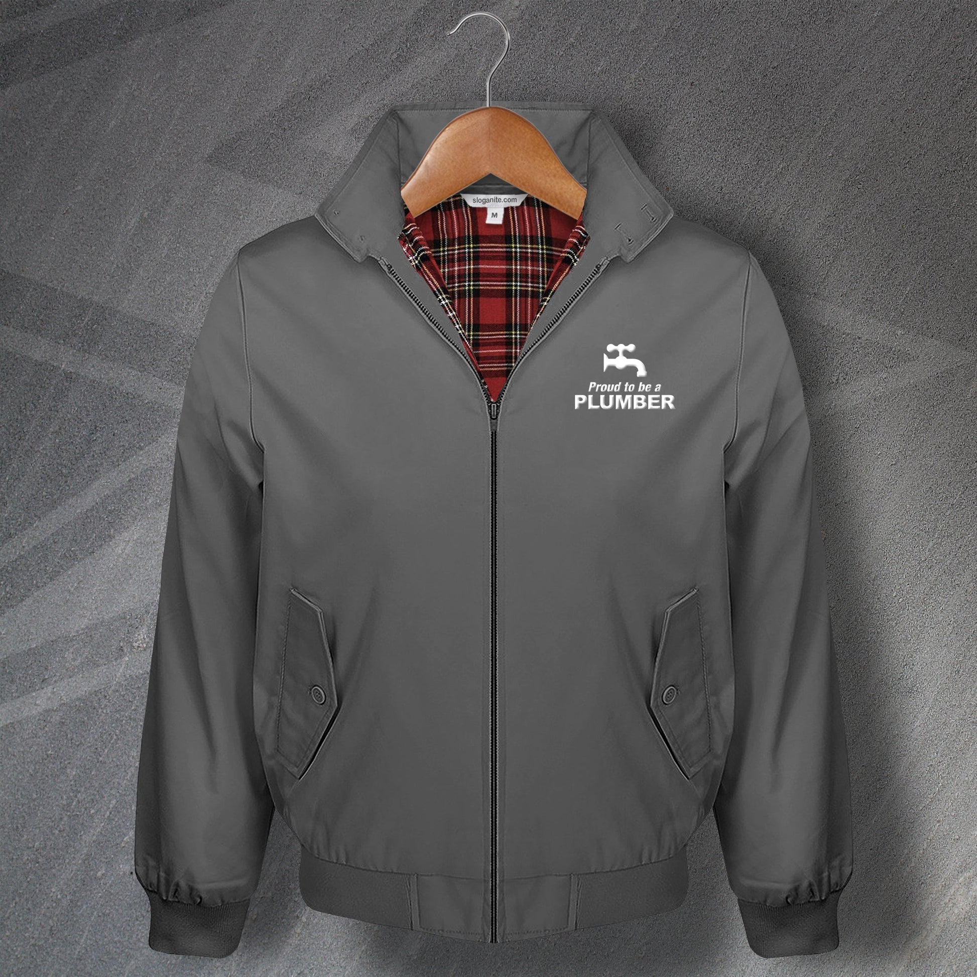 Proud to Be a Plumber Harrington Jacket