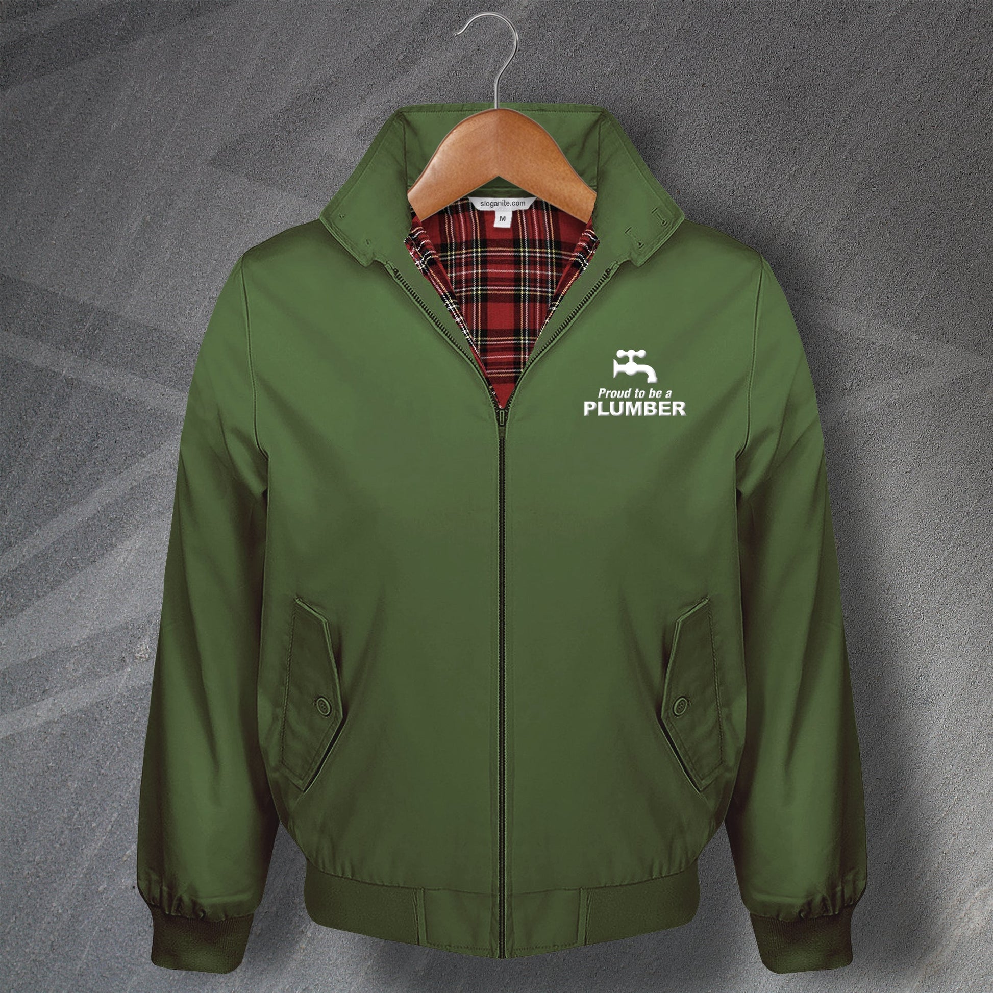 Proud to Be a Plumber Harrington Jacket