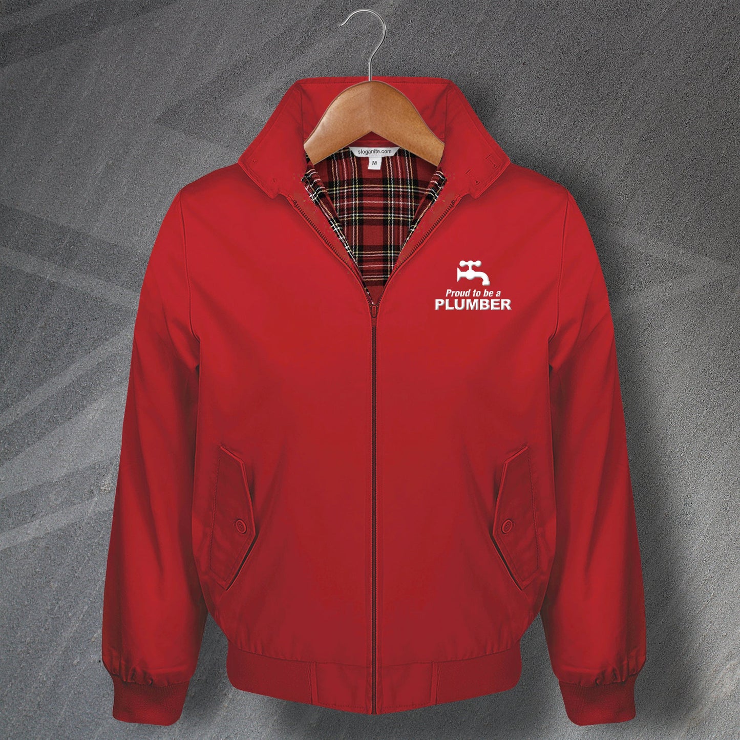 Proud to Be a Plumber Harrington Jacket