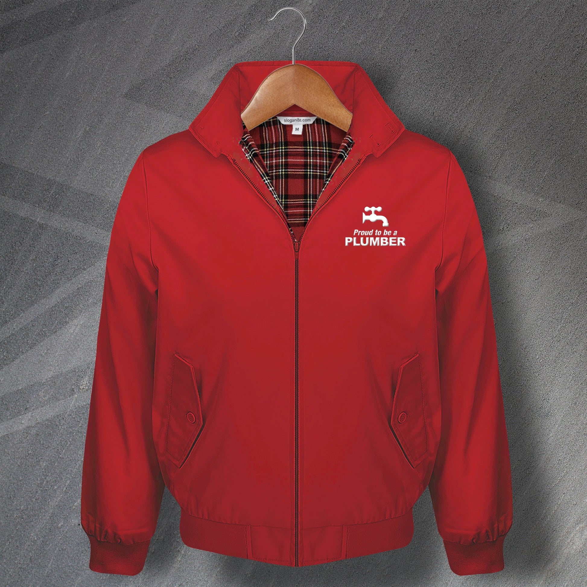 Proud to Be a Plumber Harrington Jacket