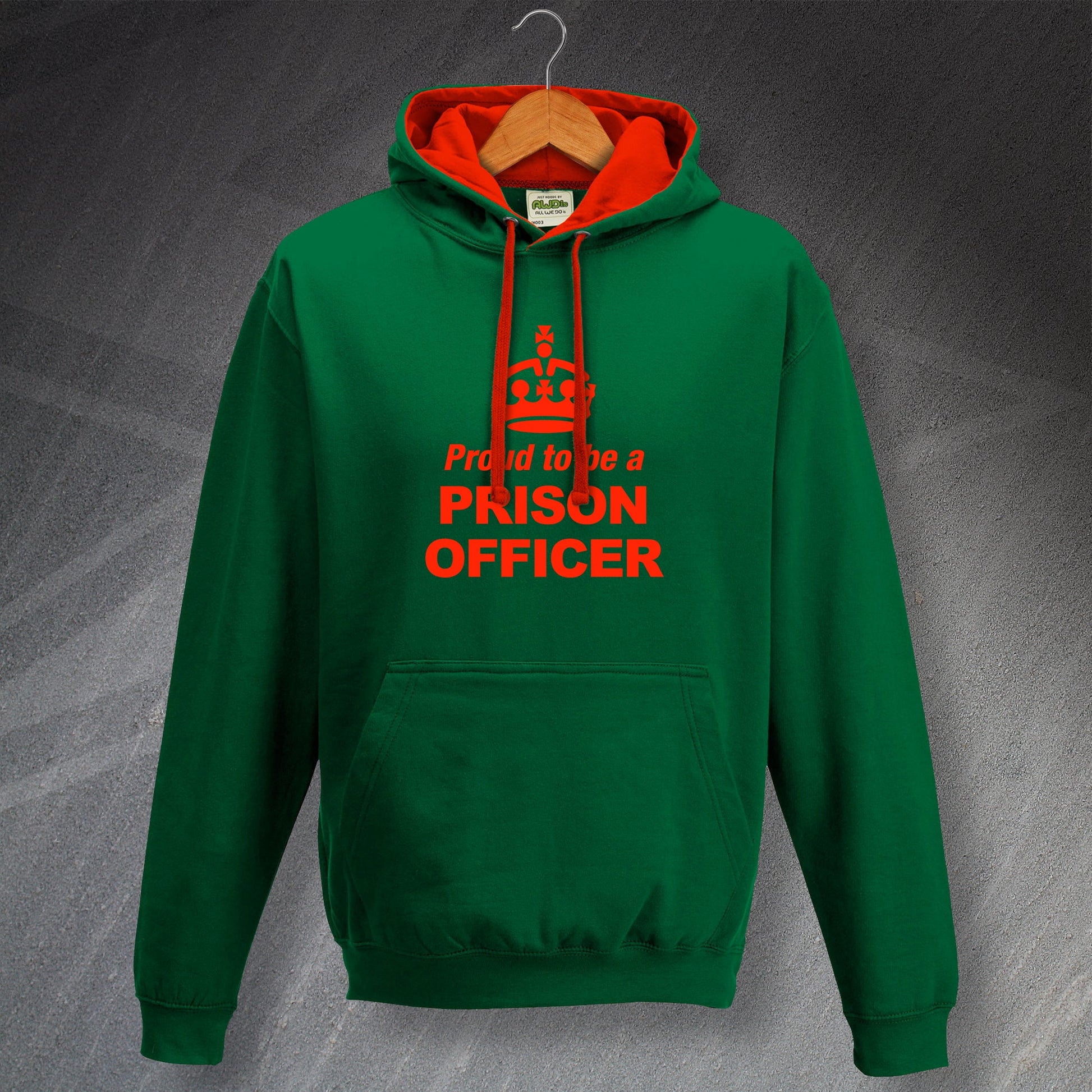 Prison Officer Contrast Hoodie