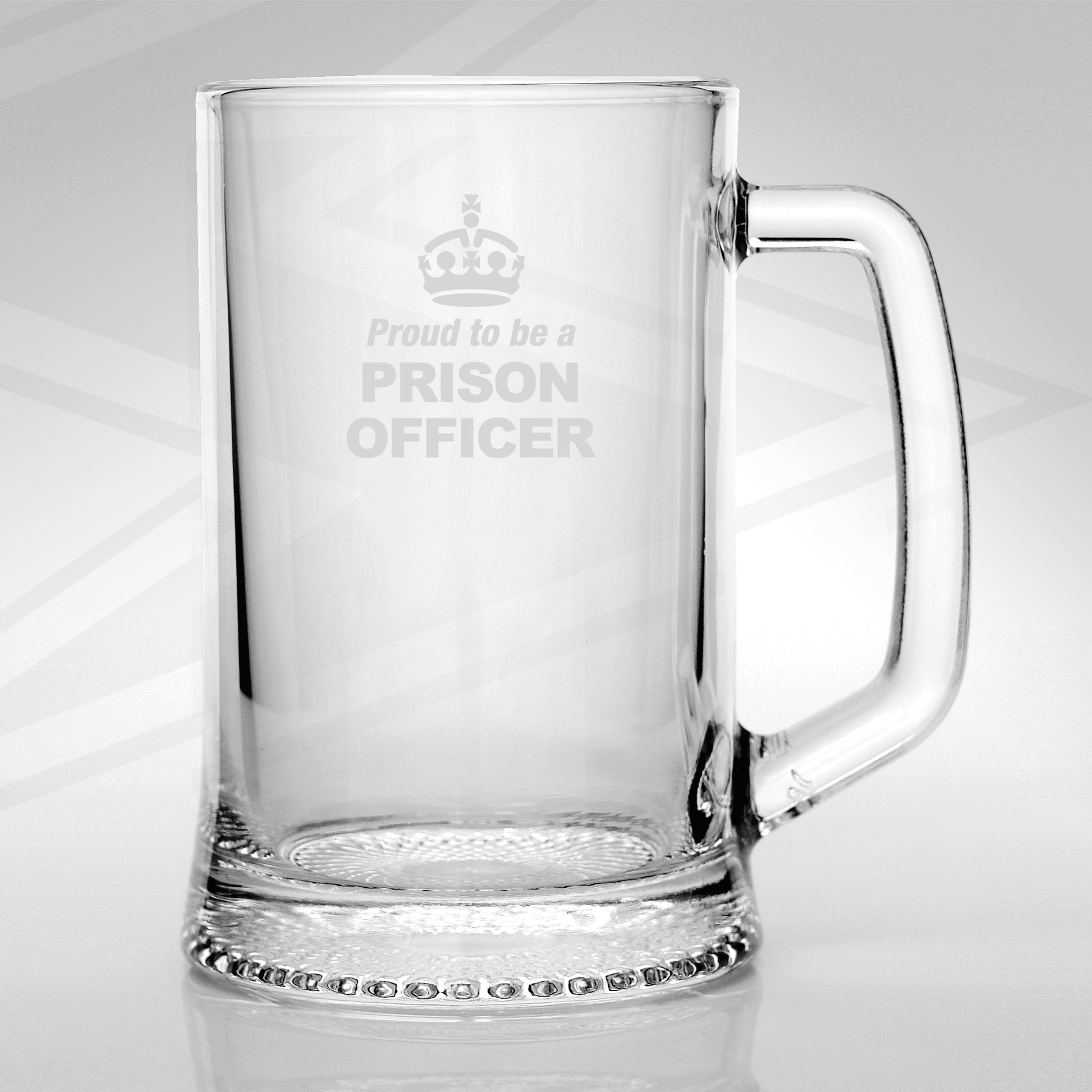 Prison Guard Glass Tankard