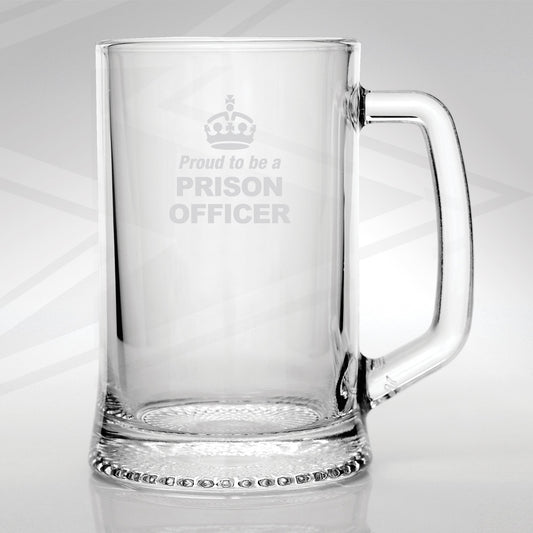 Prison Guard Glass Tankard