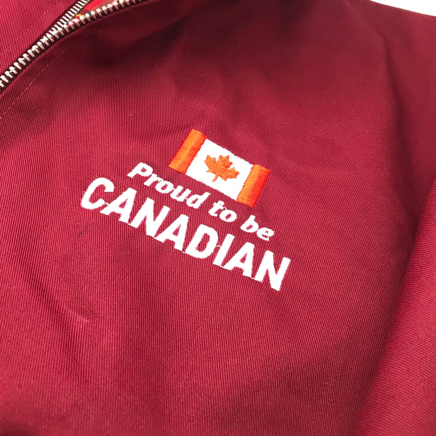 Proud to Be Canadian Harrington Jacket