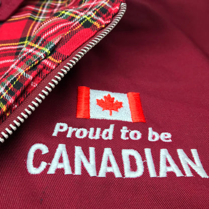 Proud to Be Canadian Harrington Jacket