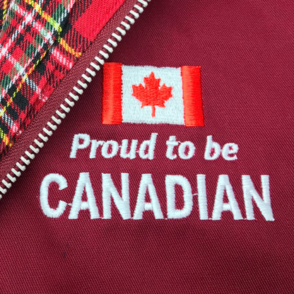 Proud to Be Canadian Harrington Jacket