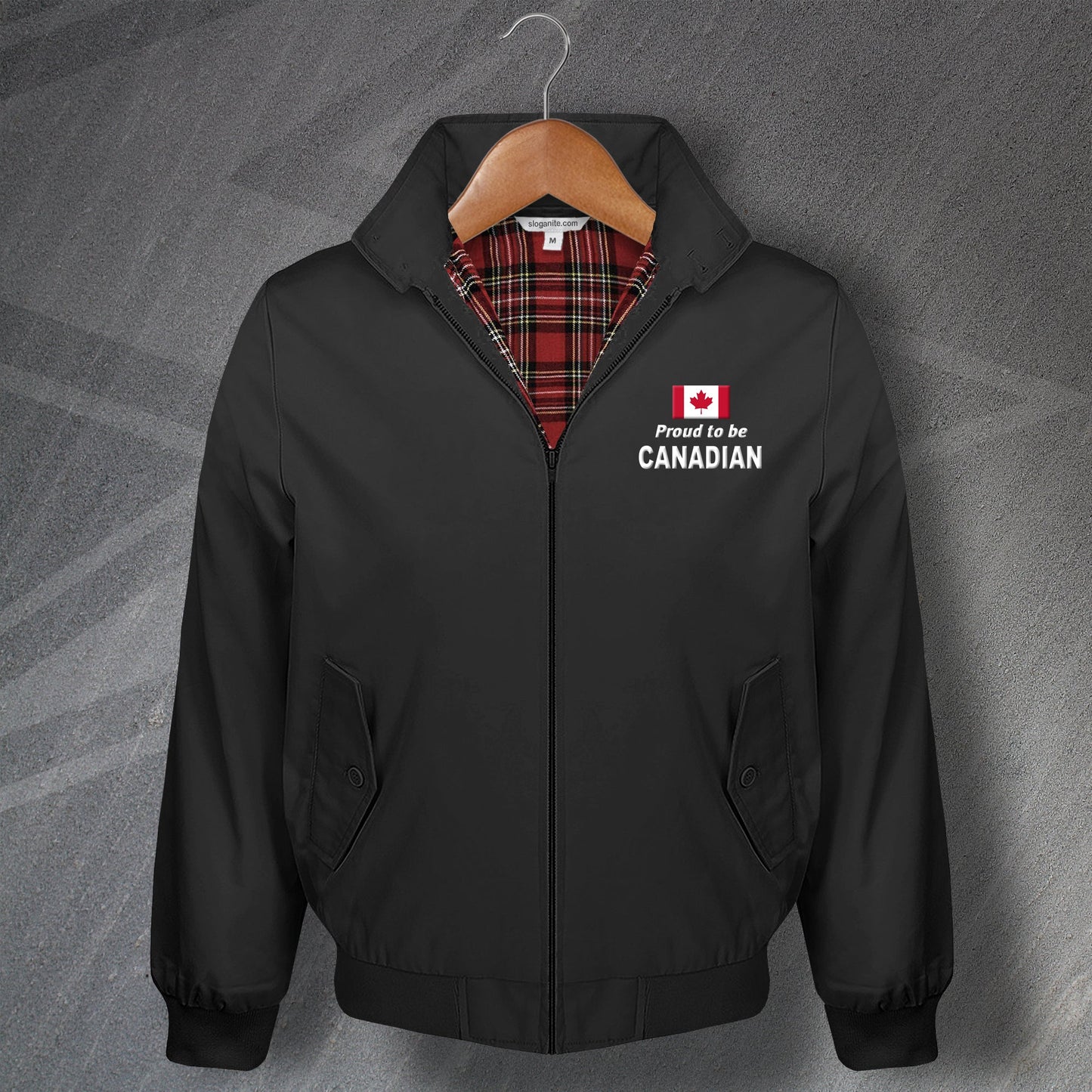 Proud to Be Canadian Harrington Jacket