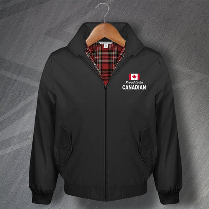 Proud to Be Canadian Harrington Jacket