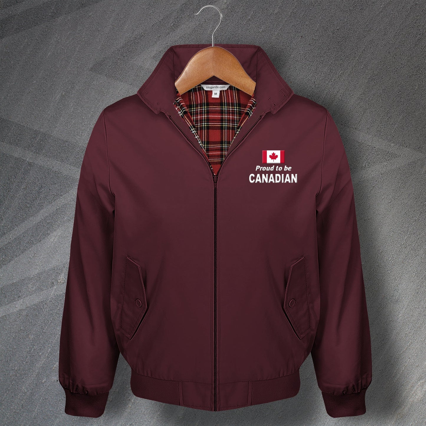 Proud to Be Canadian Harrington Jacket
