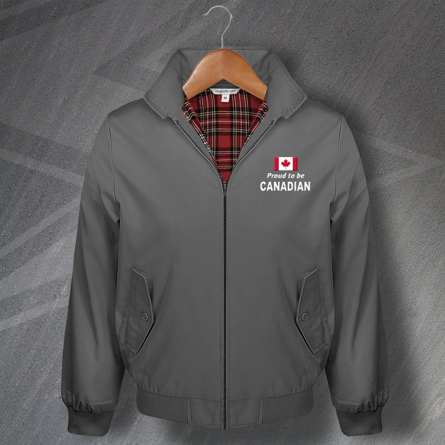 Proud to Be Canadian Harrington Jacket