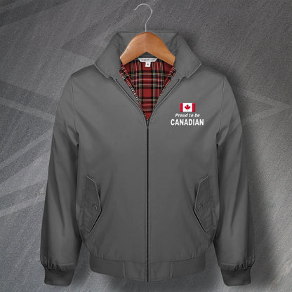 Proud to Be Canadian Harrington Jacket