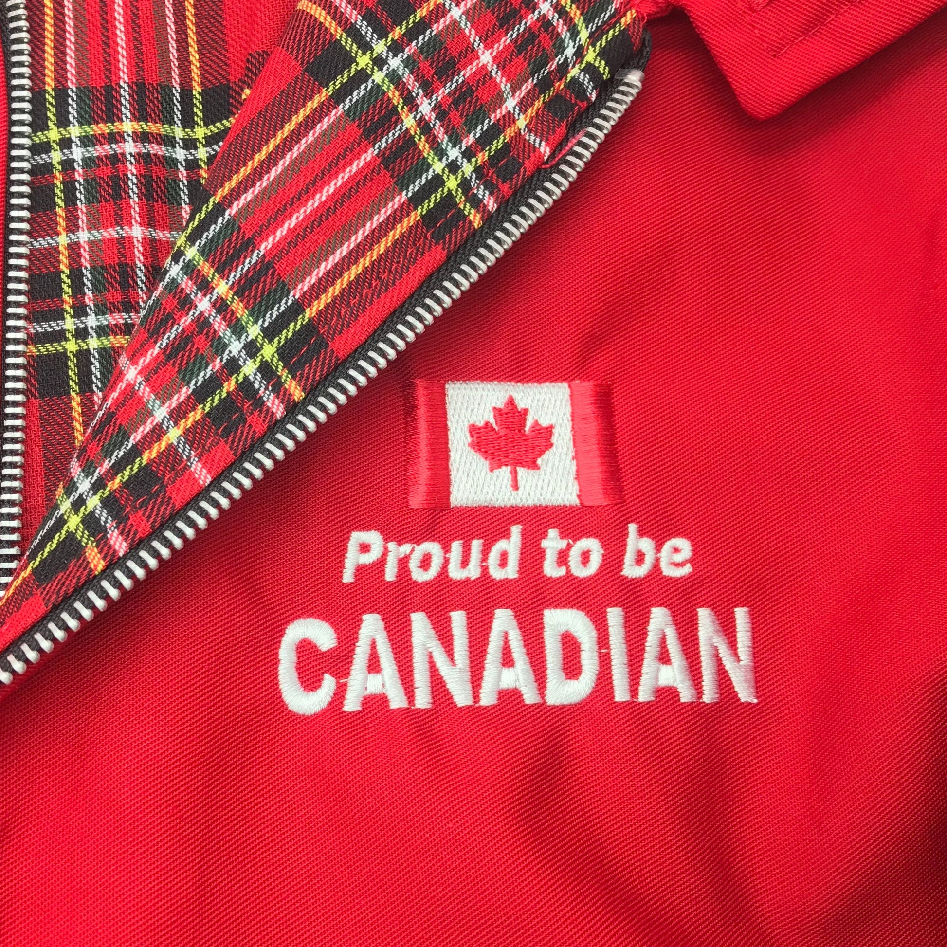 Proud to Be Canadian Harrington Jacket
