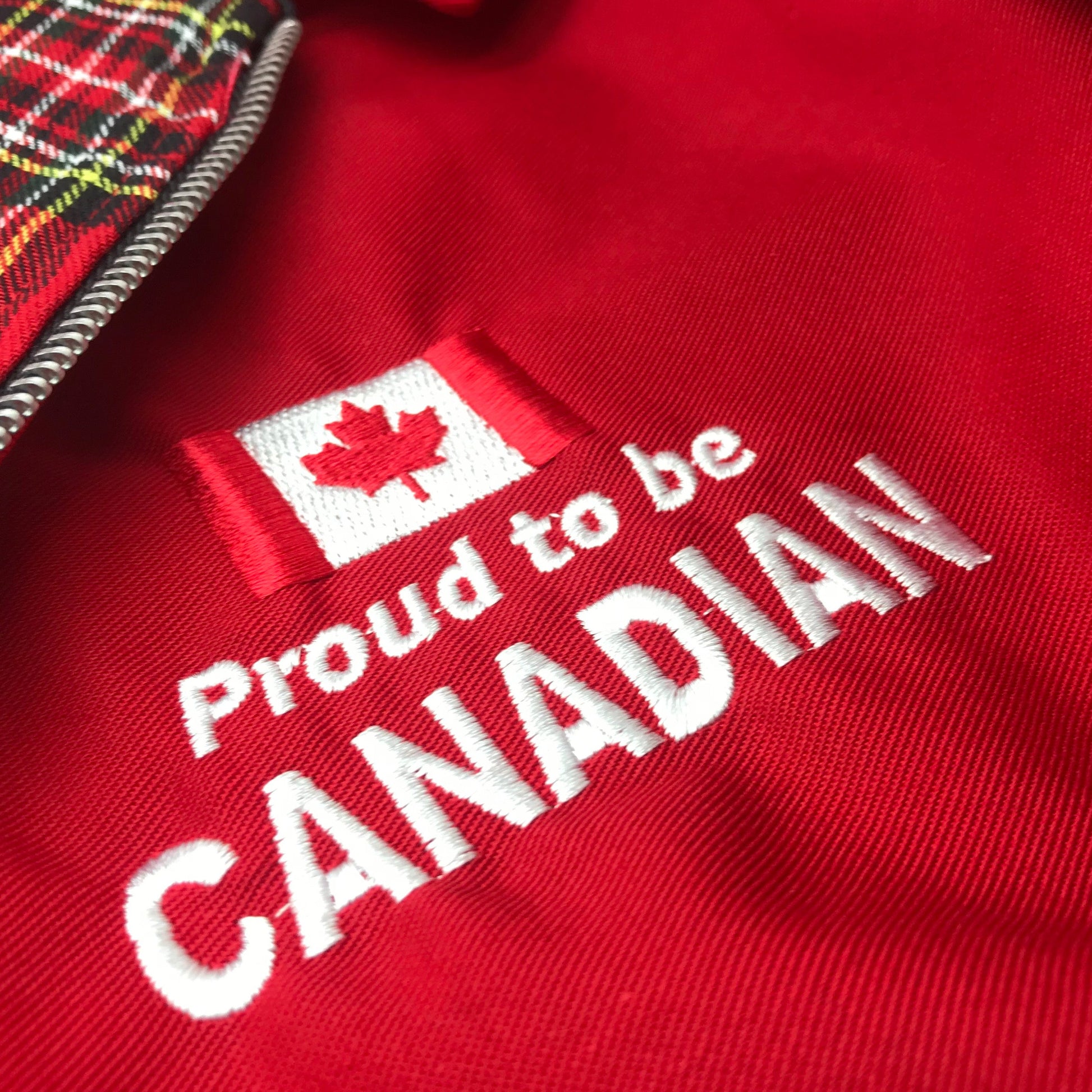 Proud to Be Canadian Harrington Jacket