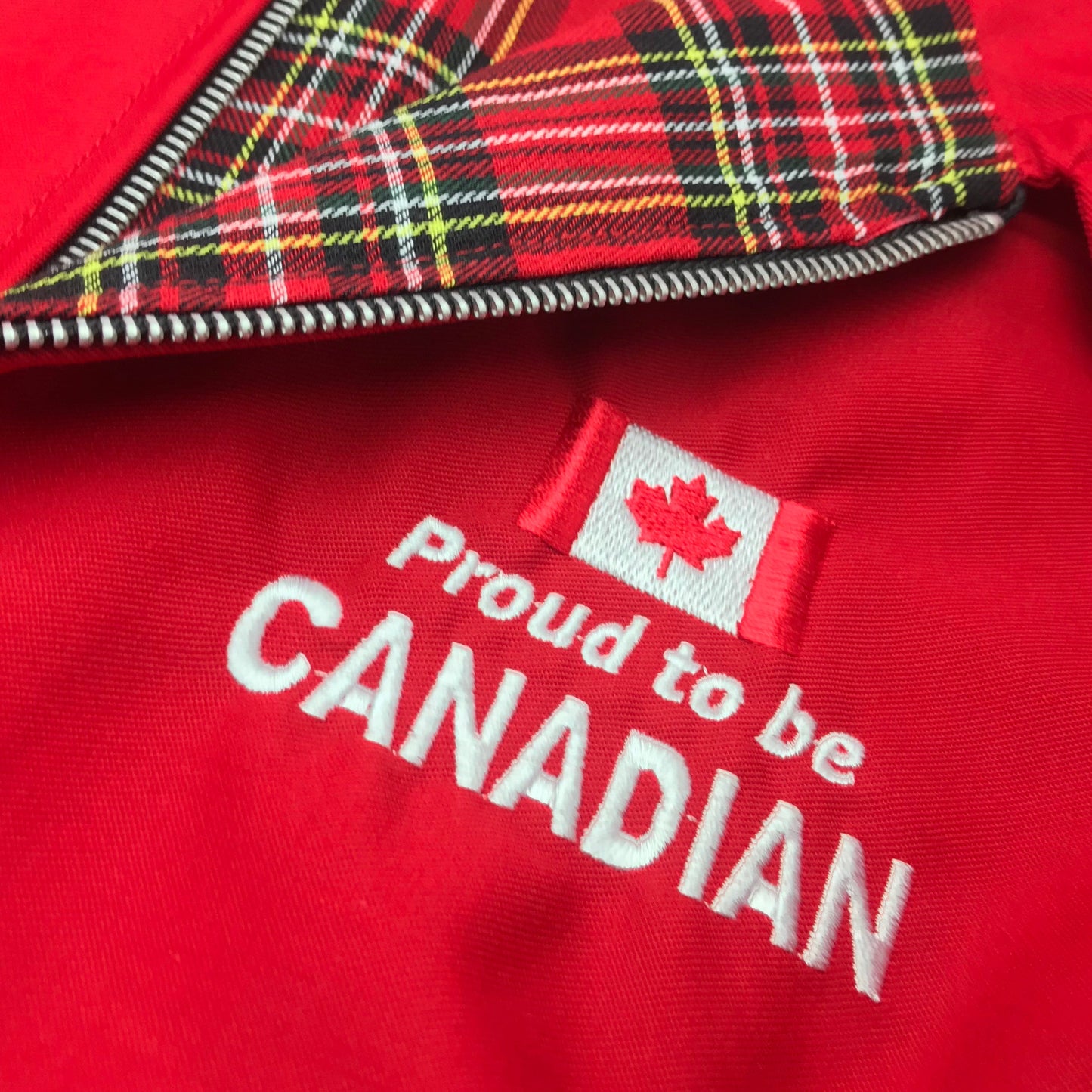 Proud to Be Canadian Harrington Jacket