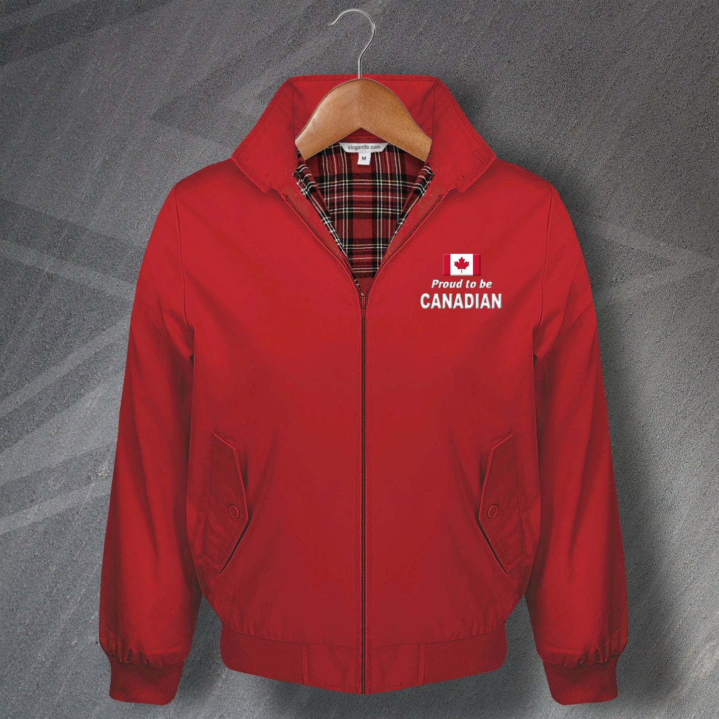 Proud to Be Canadian Harrington Jacket