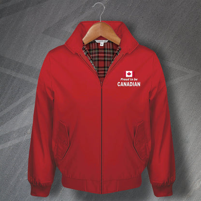 Proud to Be Canadian Harrington Jacket