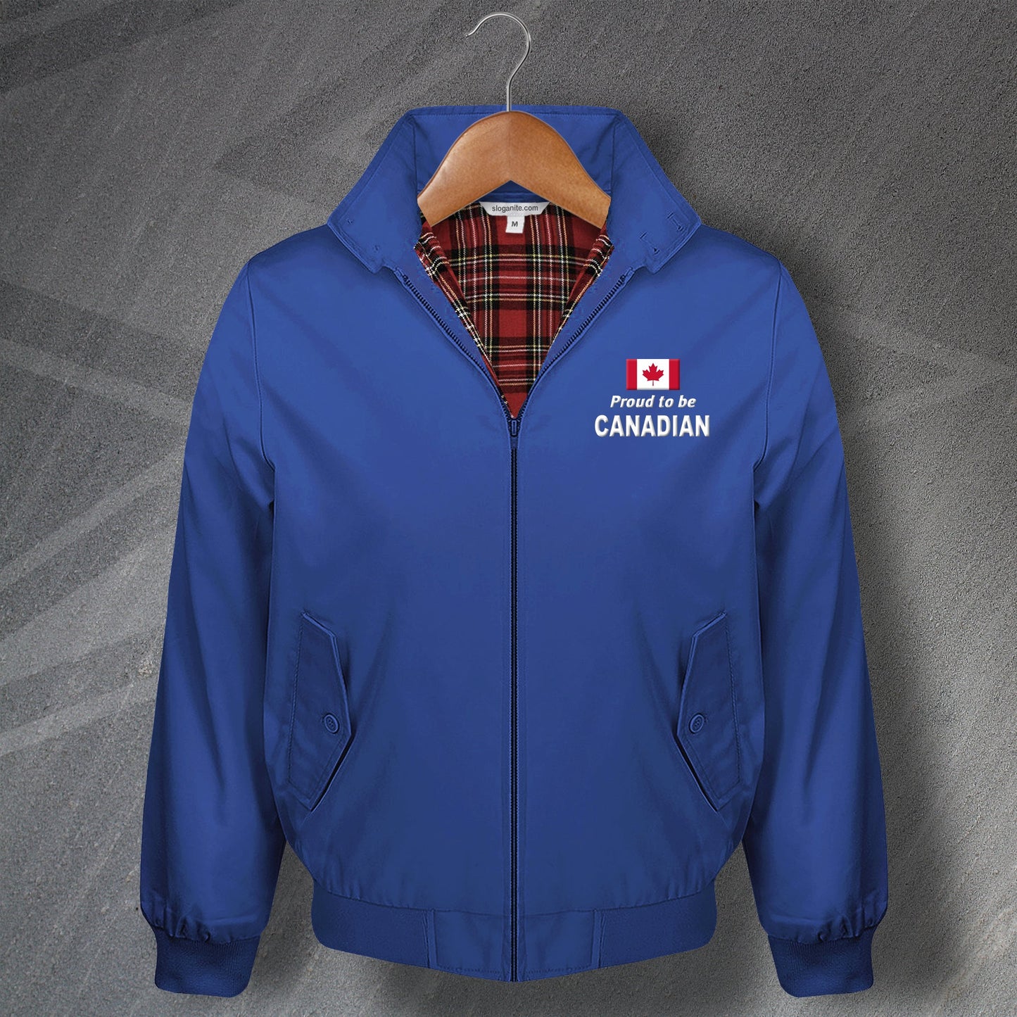 Proud to Be Canadian Harrington Jacket