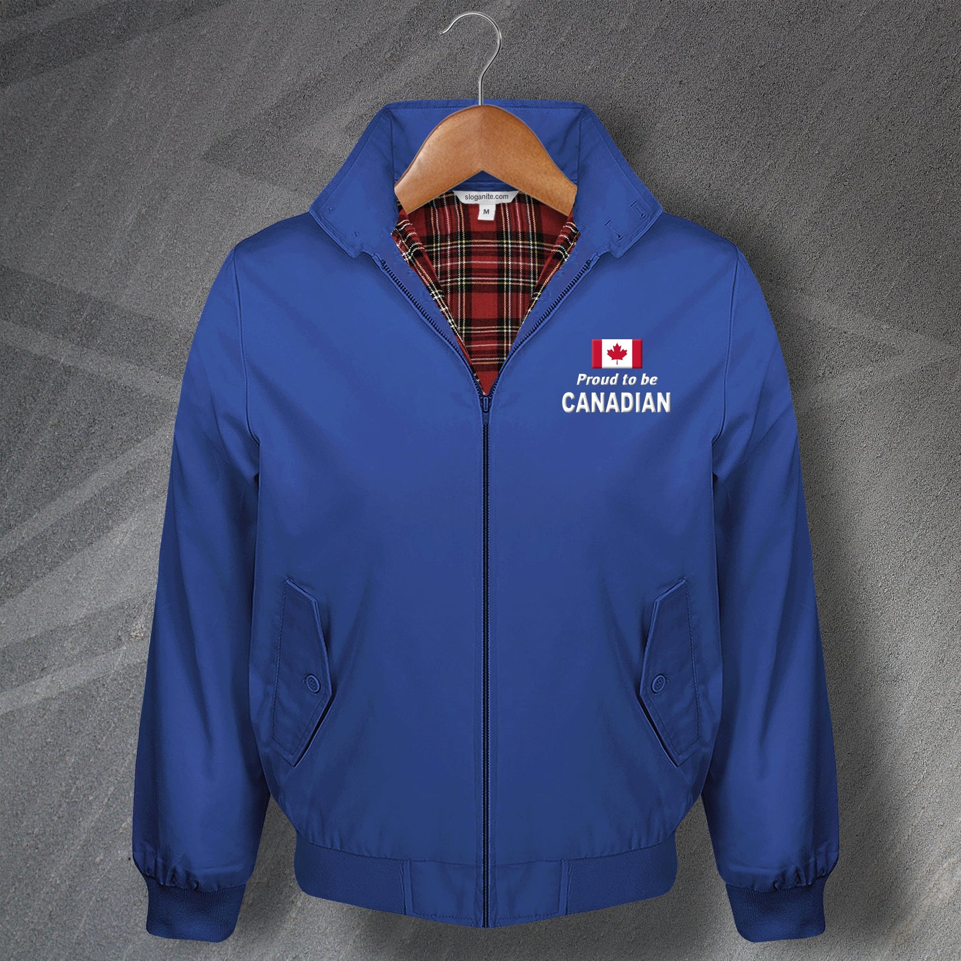 Proud to Be Canadian Harrington Jacket