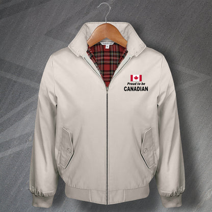 Proud to Be Canadian Harrington Jacket