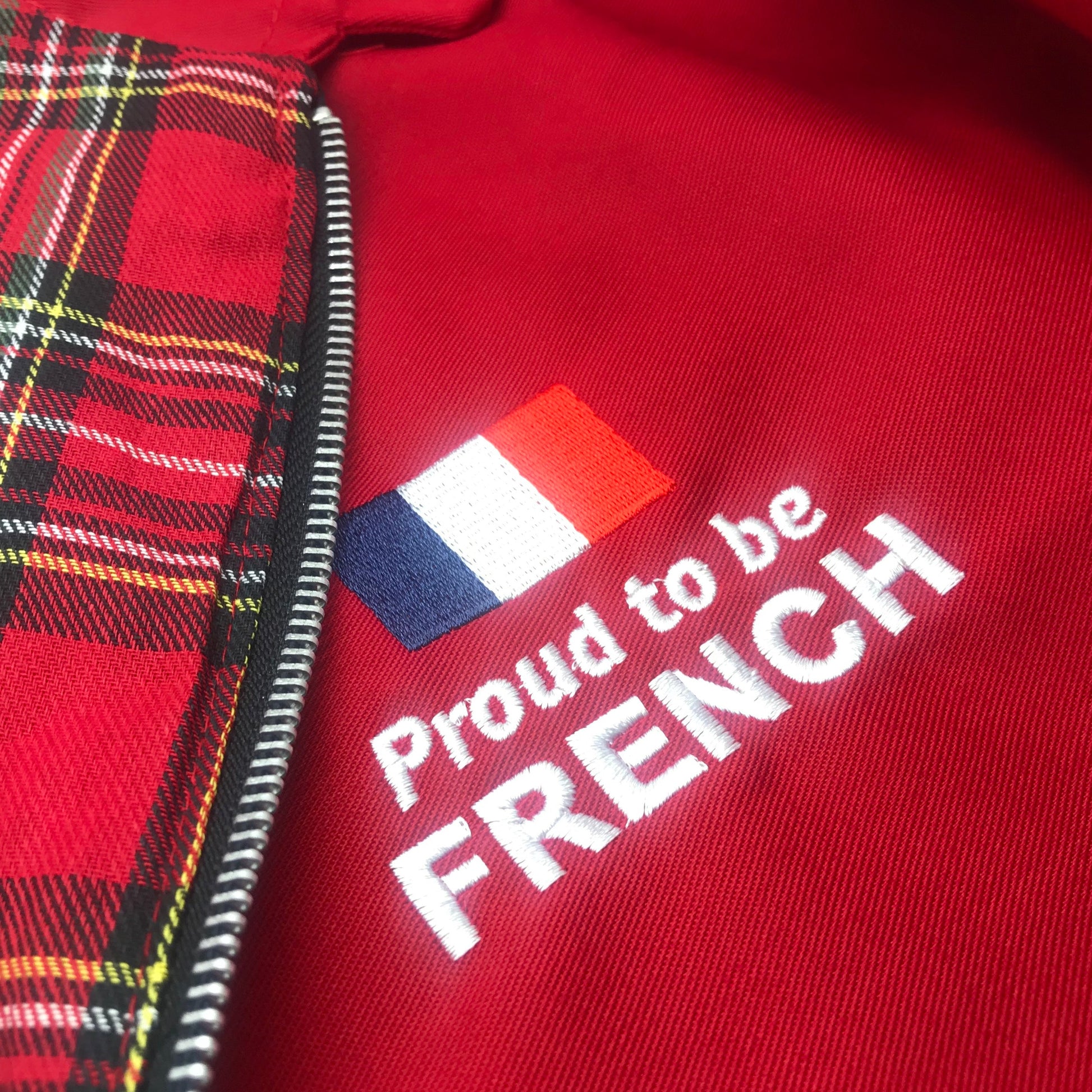 Proud to Be French Harrington Jacket