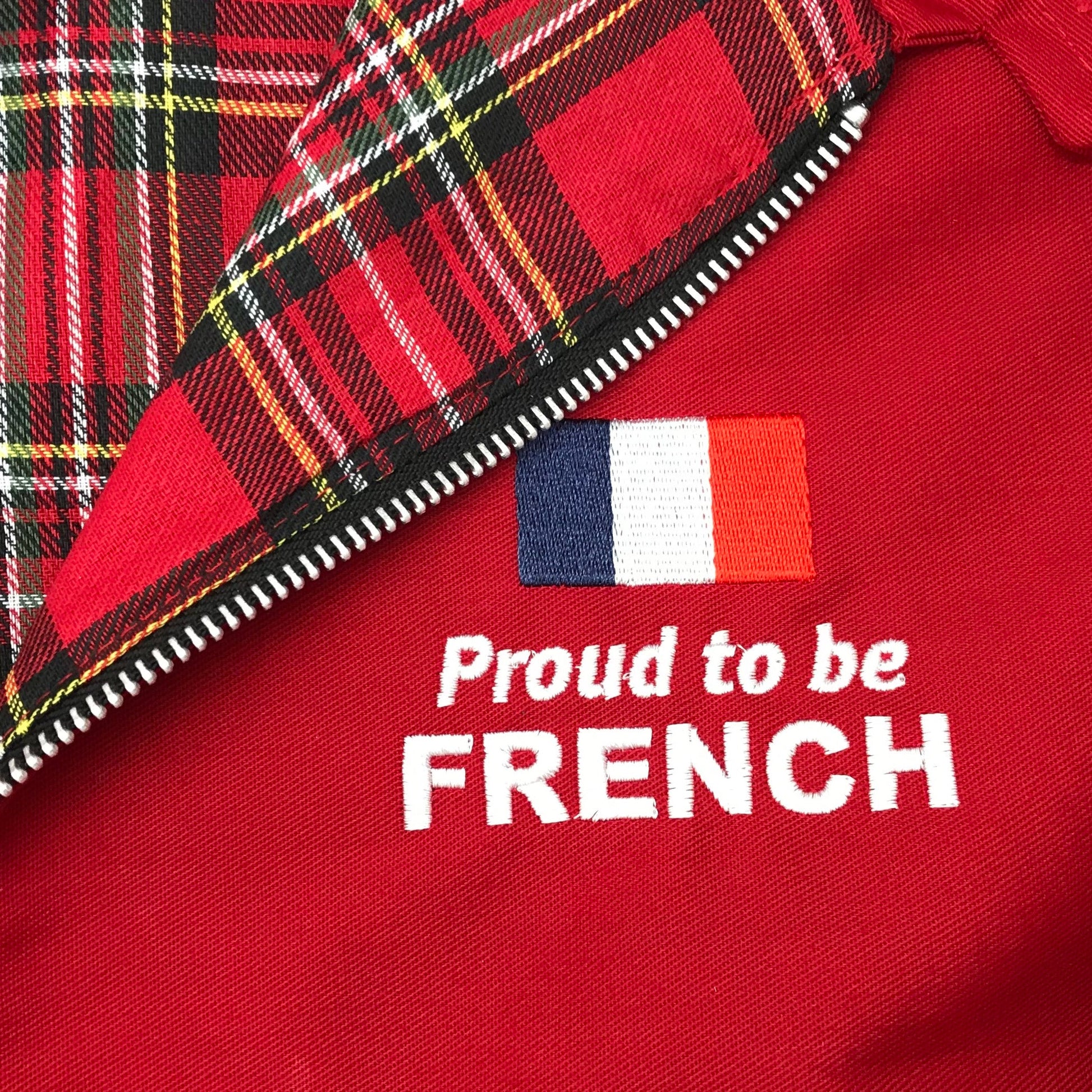Proud to Be French Harrington Jacket