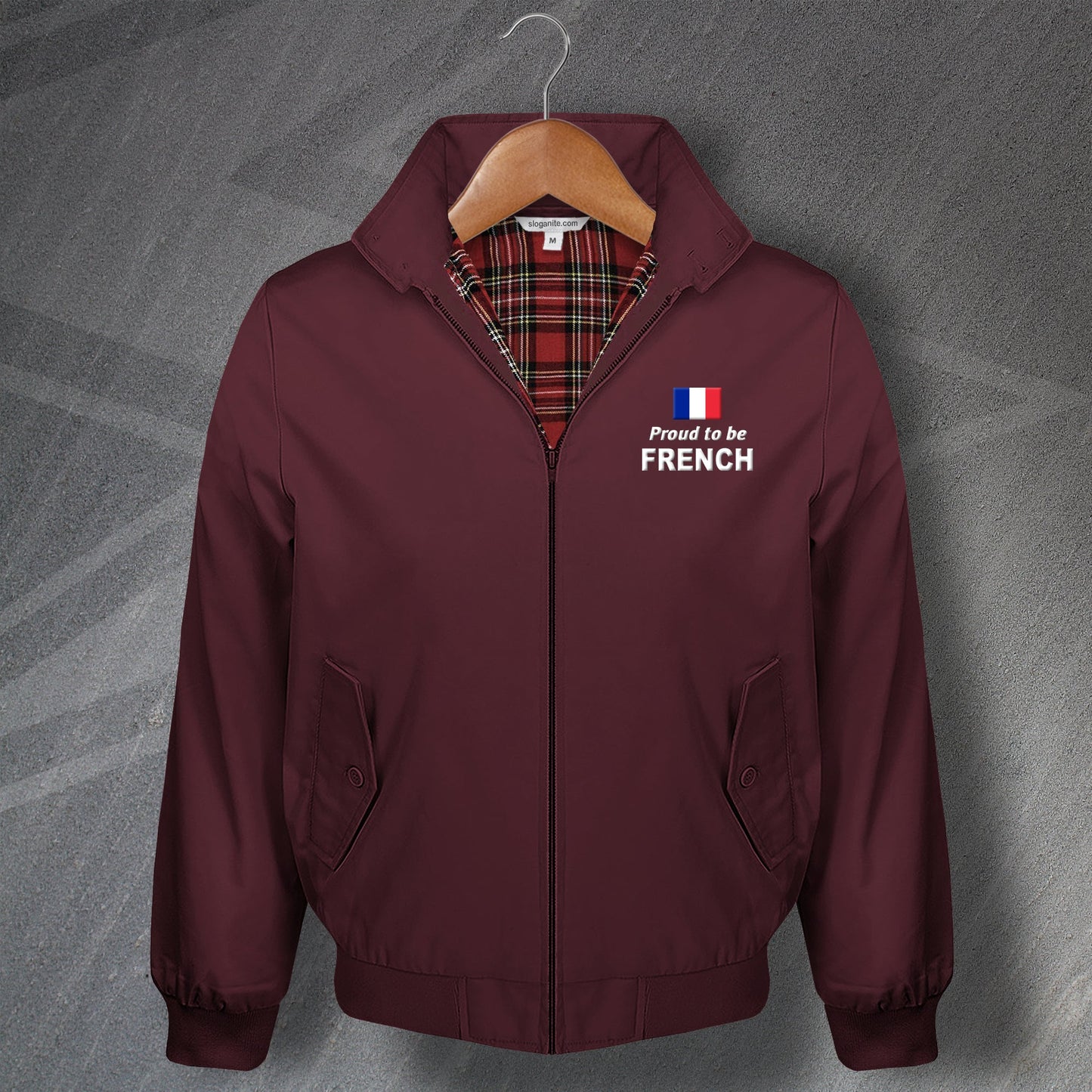 Proud to Be French Harrington Jacket