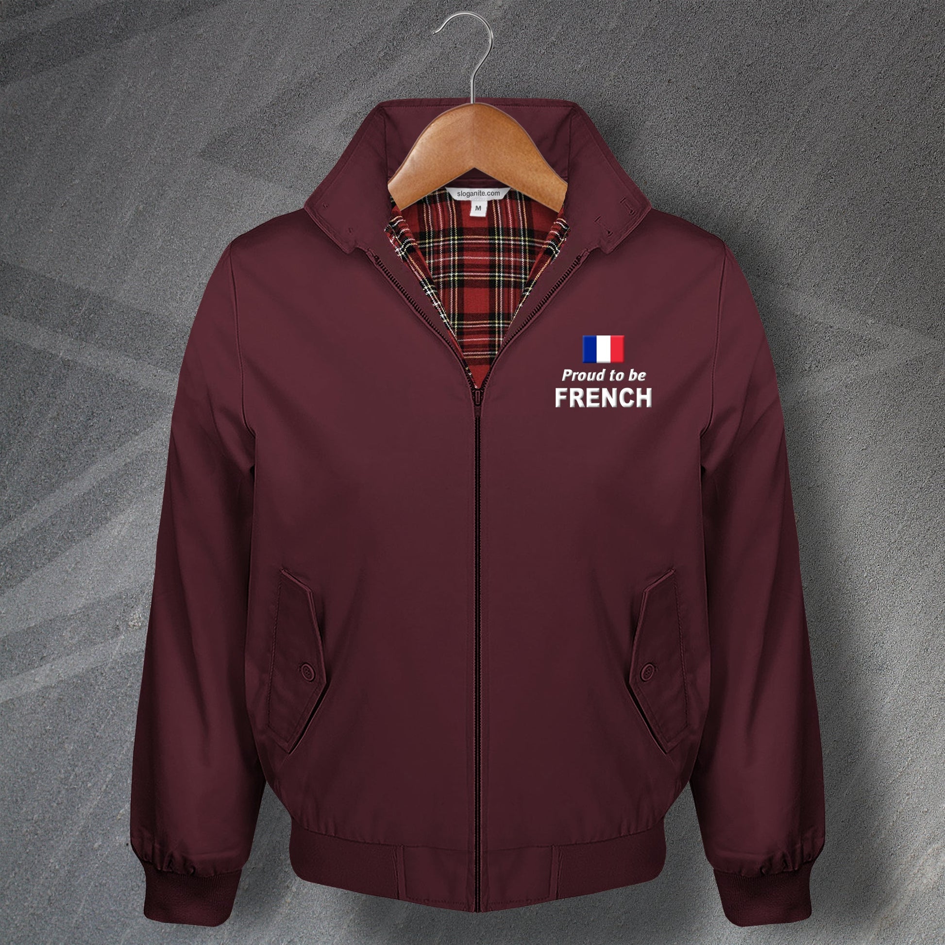 Proud to Be French Harrington Jacket