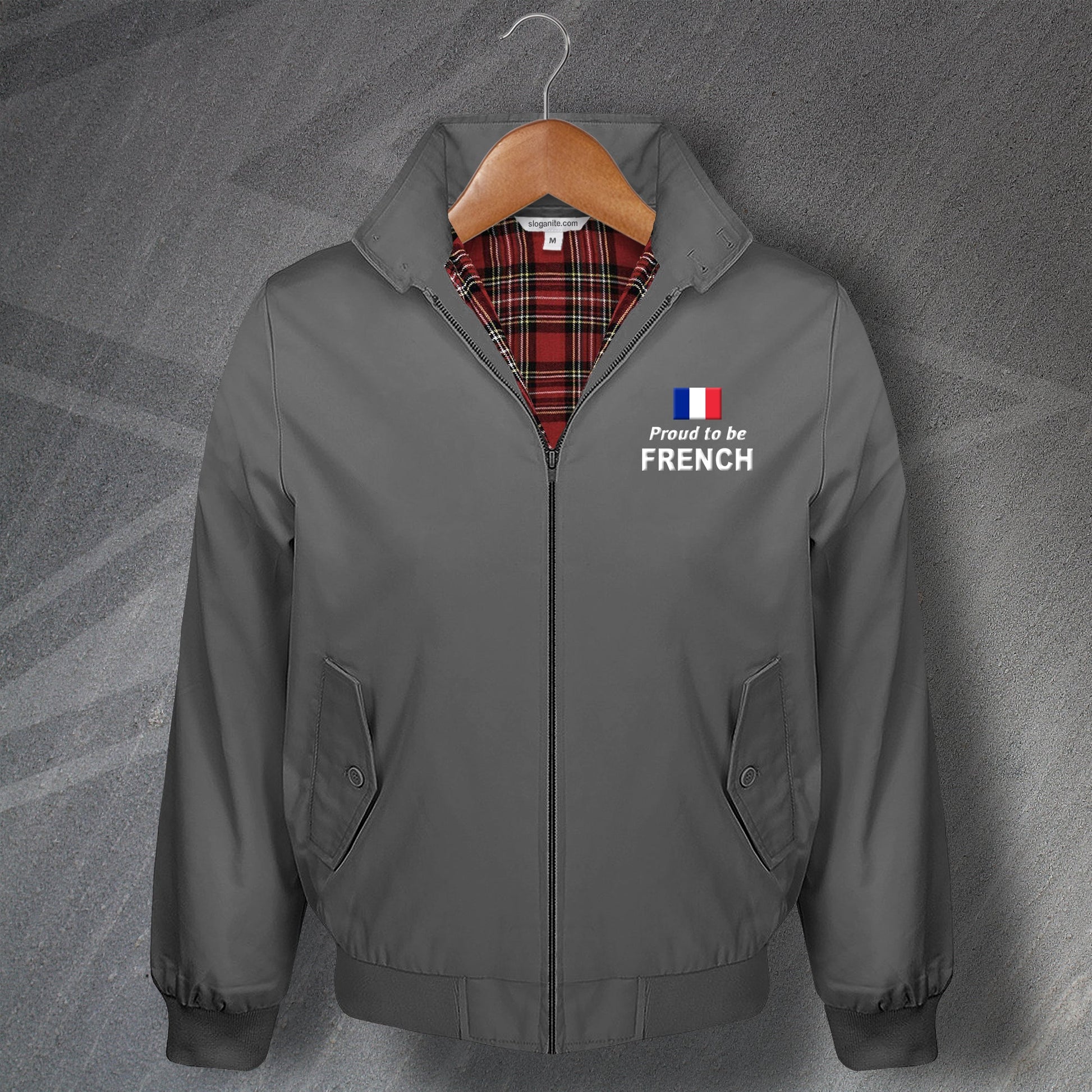 Proud to Be French Harrington Jacket