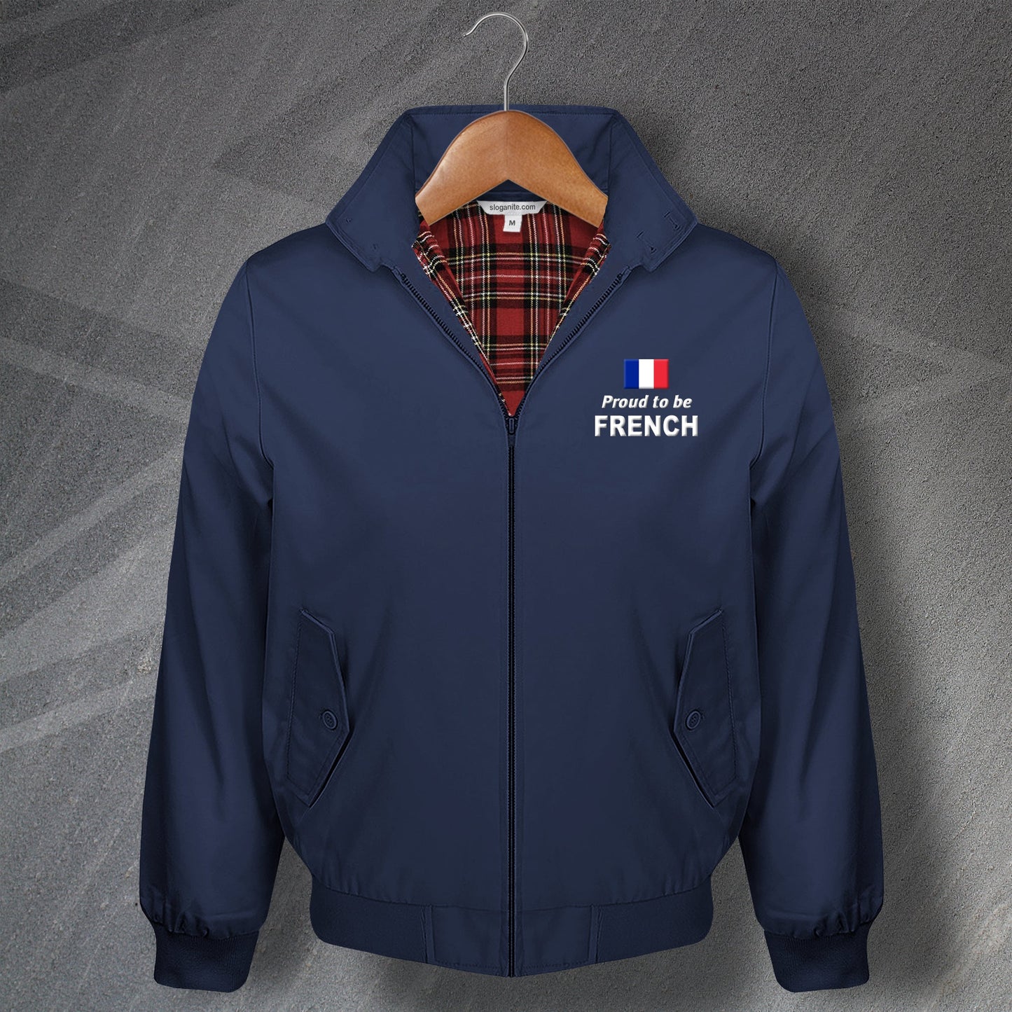 Proud to Be French Harrington Jacket
