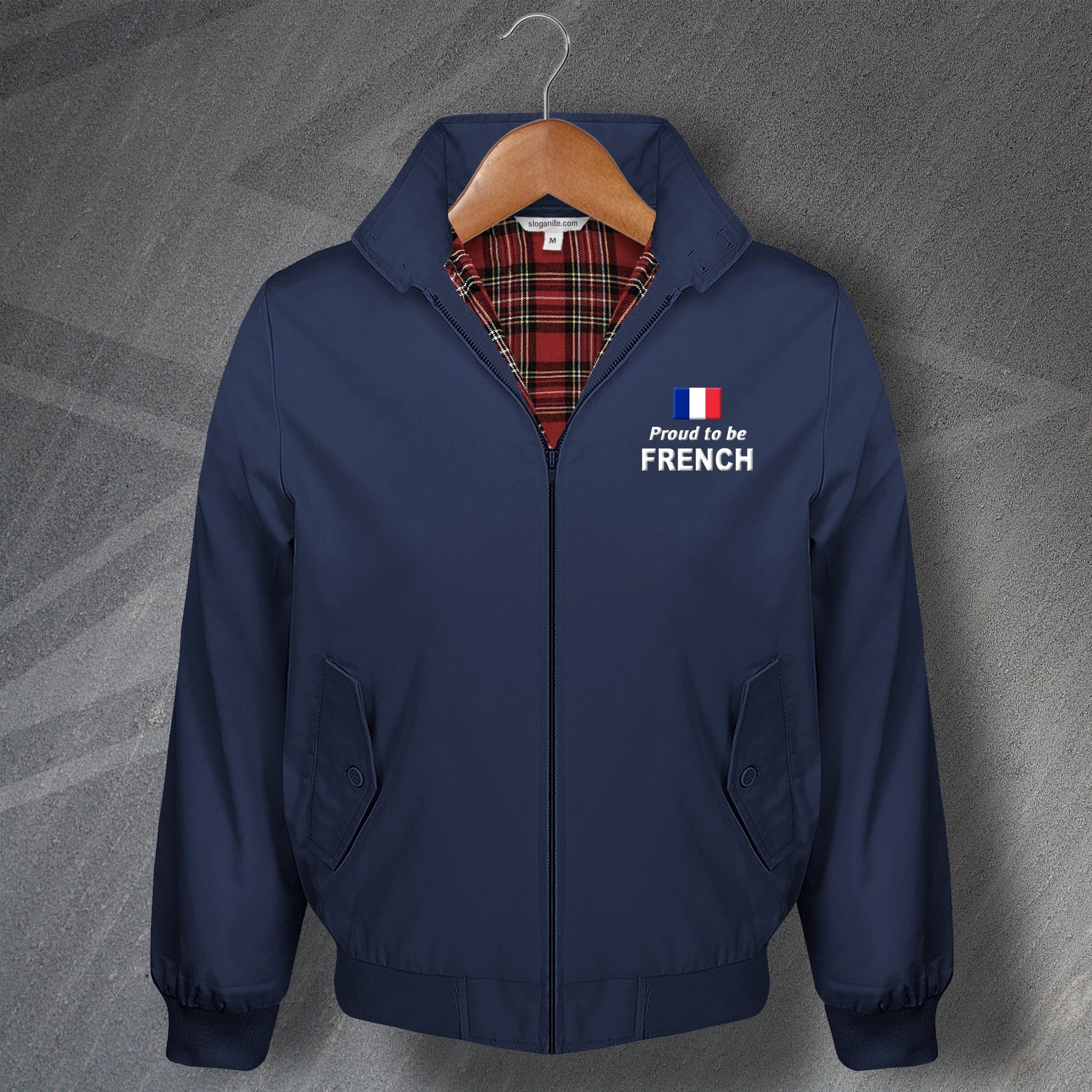 Proud to Be French Harrington Jacket