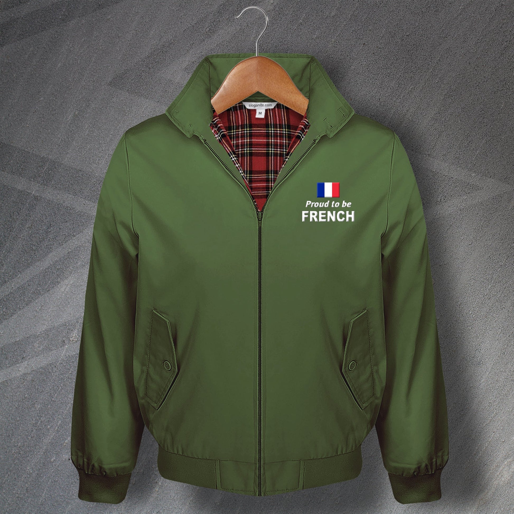 Proud to Be French Harrington Jacket