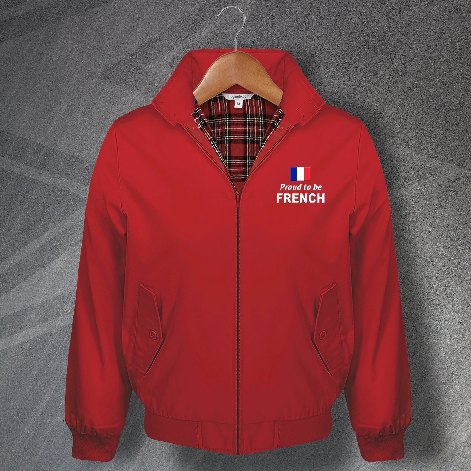Proud to Be French Harrington Jacket