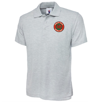 Proud to be Welsh Polo Shirt