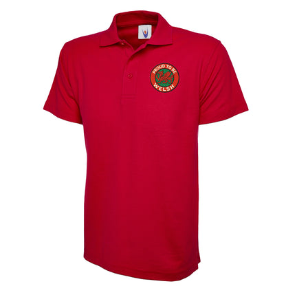 Proud to be Welsh Polo Shirt