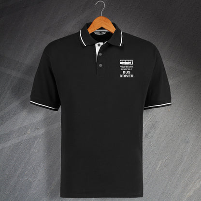 Bus Driver Contrast Polo Shirt
