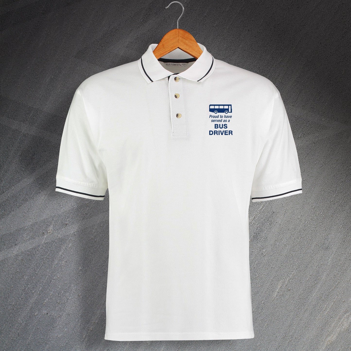 Bus Driver Contrast Polo Shirt