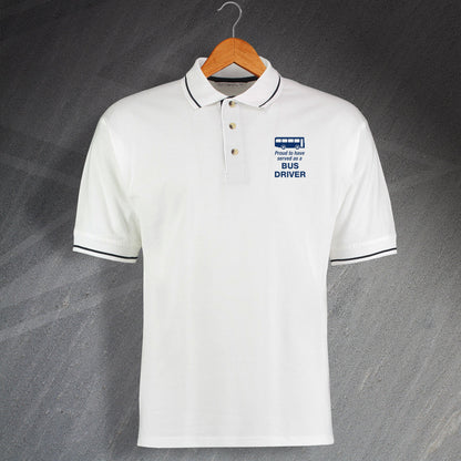 Bus Driver Contrast Polo Shirt