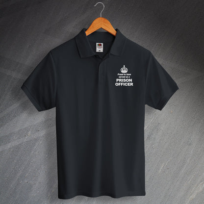 Prison Officer Embroidered Polo Shirt