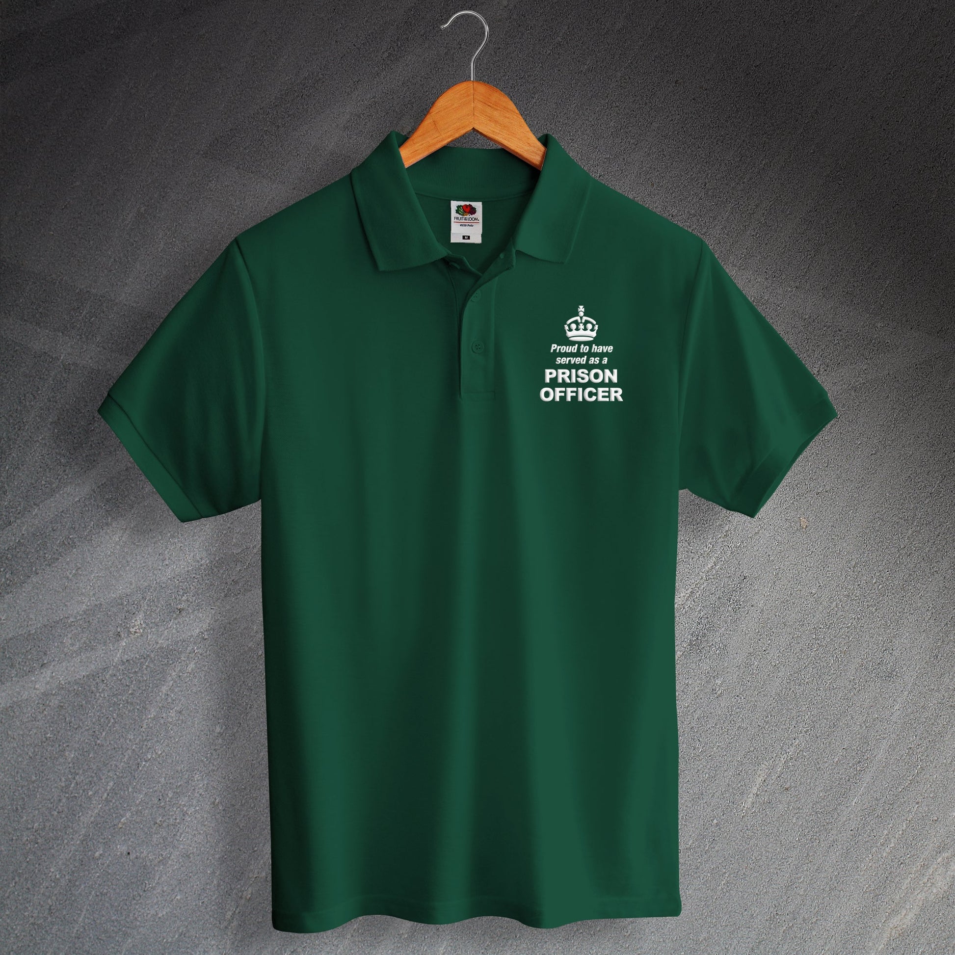 Prison Officer Embroidered Polo Shirt