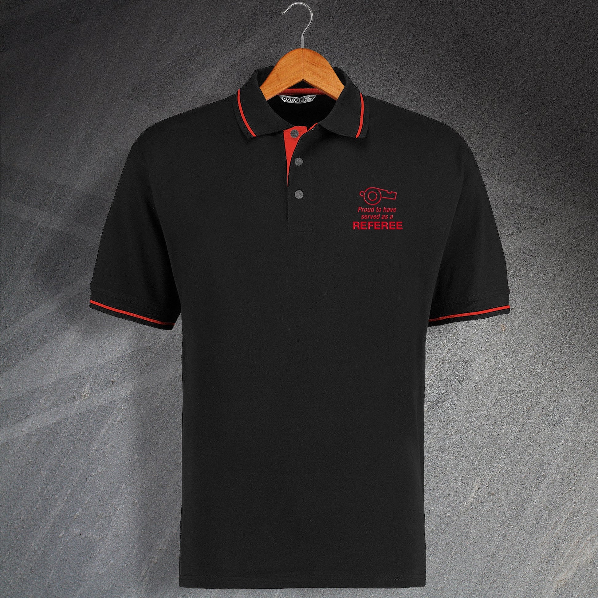 Referee Contrast Polo Shirt