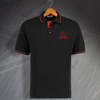 Referee Contrast Polo Shirt