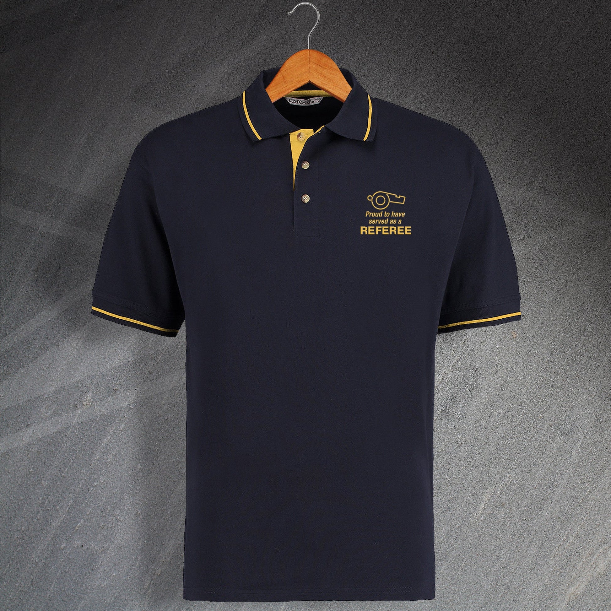 Referee Contrast Polo Shirt