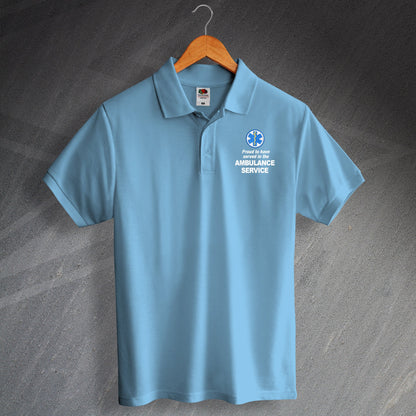 Ambulance Service Embroidered Polo Shirt