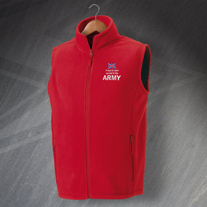 Army Fleece Gilet