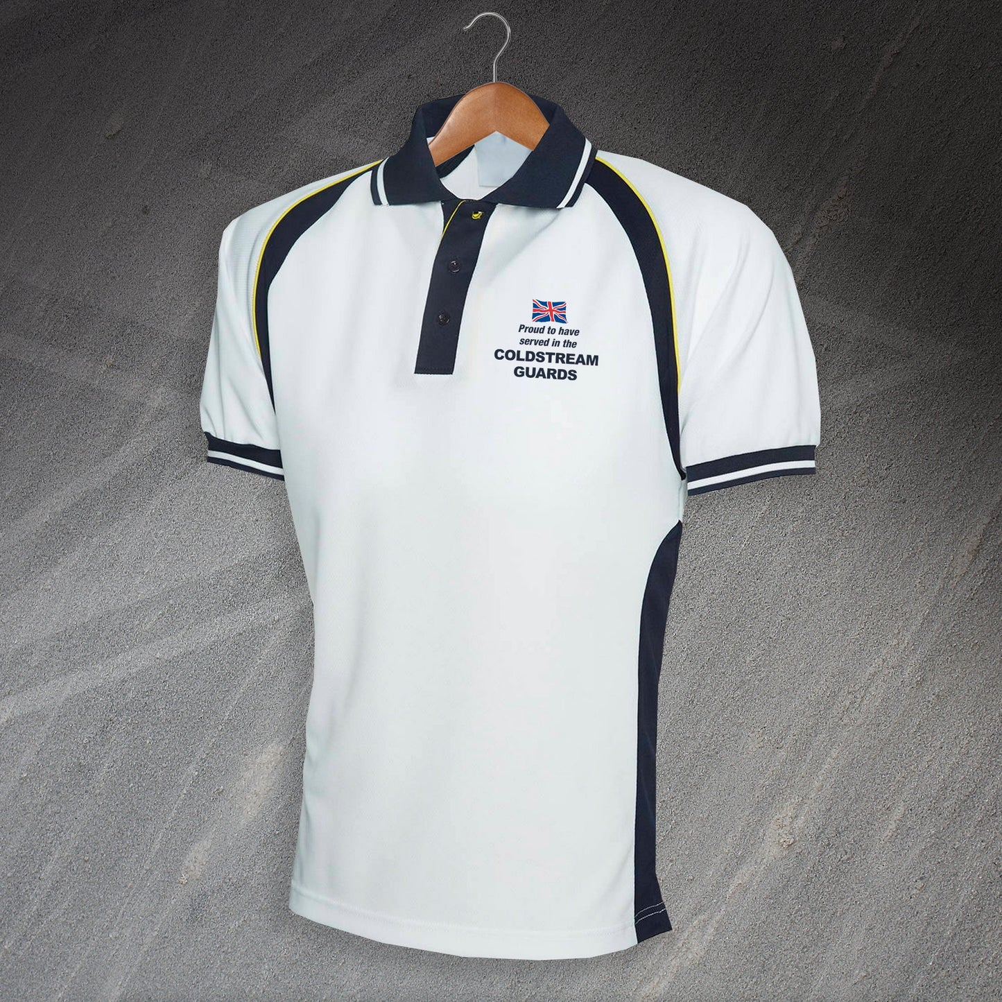 Proud to Have Served in The Coldstream Guards Sports Polo Shirt