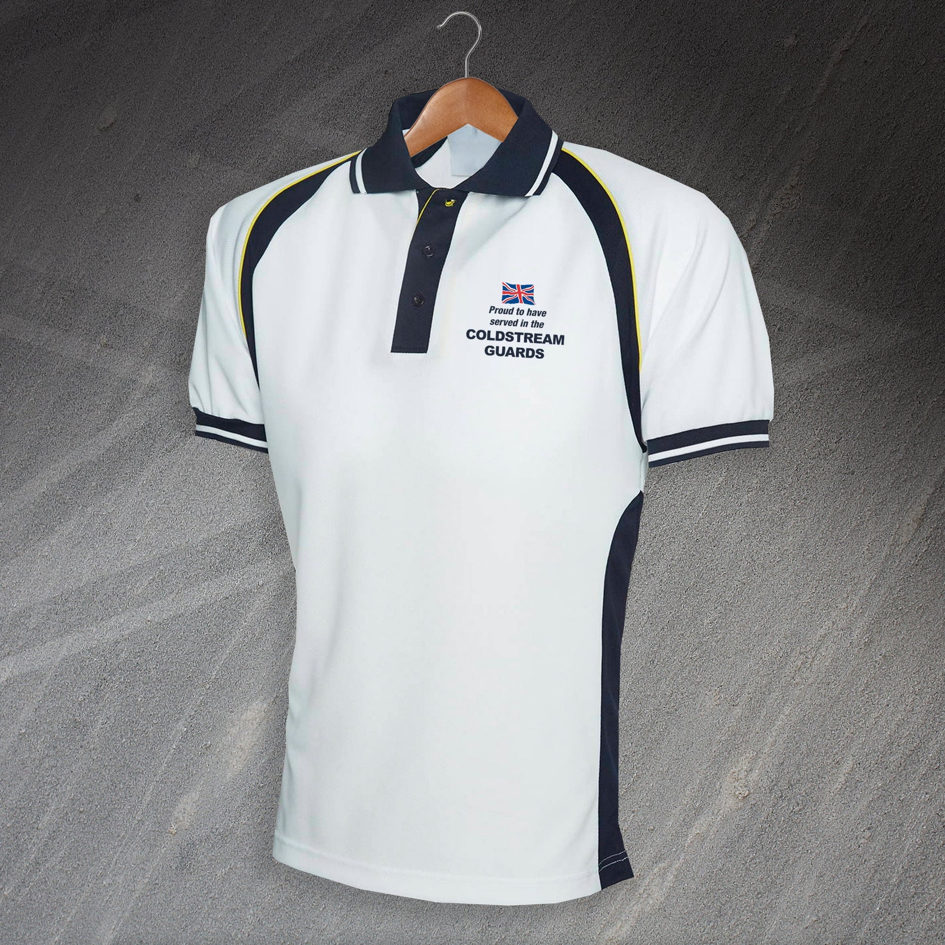 Proud to Have Served in The Coldstream Guards Sports Polo Shirt