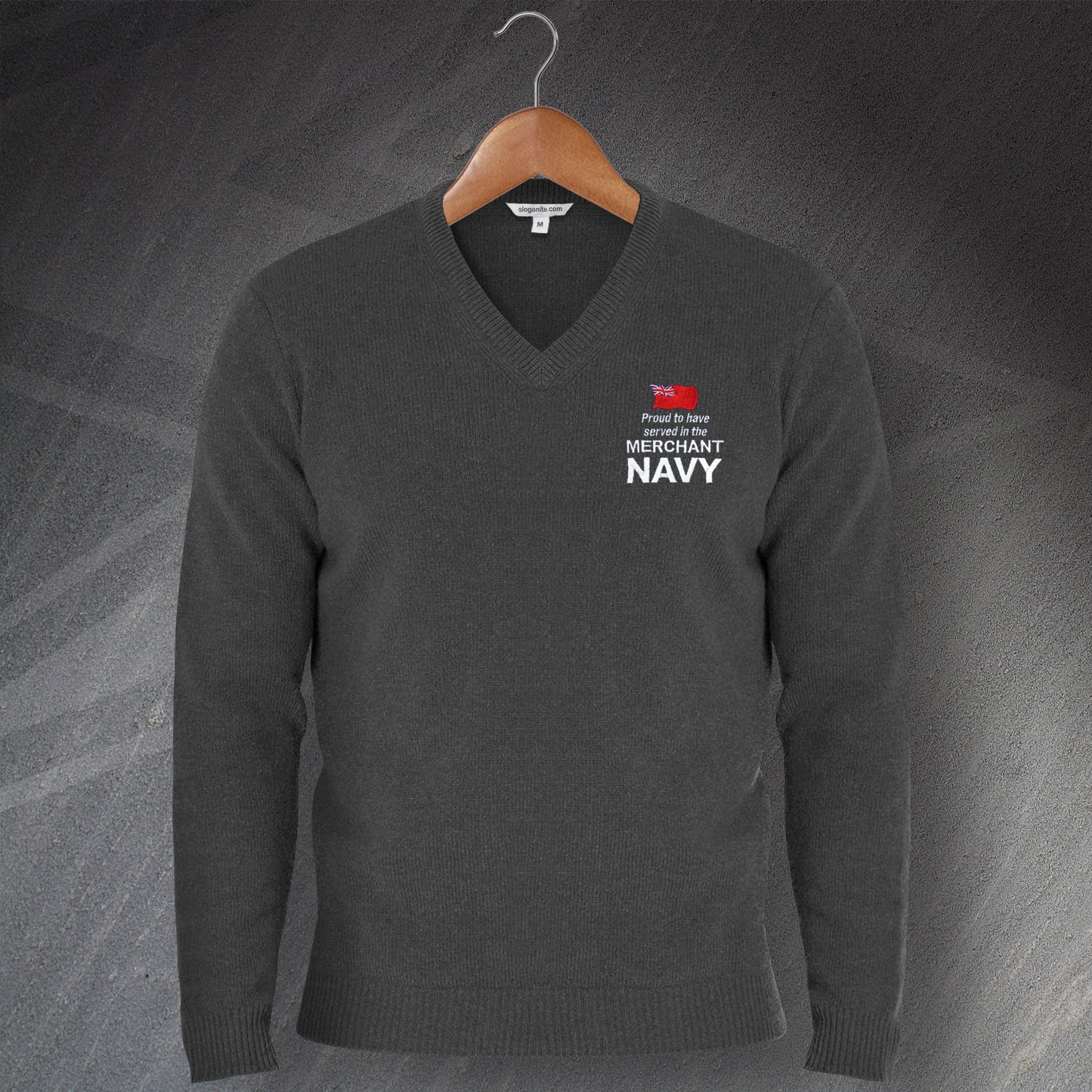 Merchant Navy V-Neck Jumper