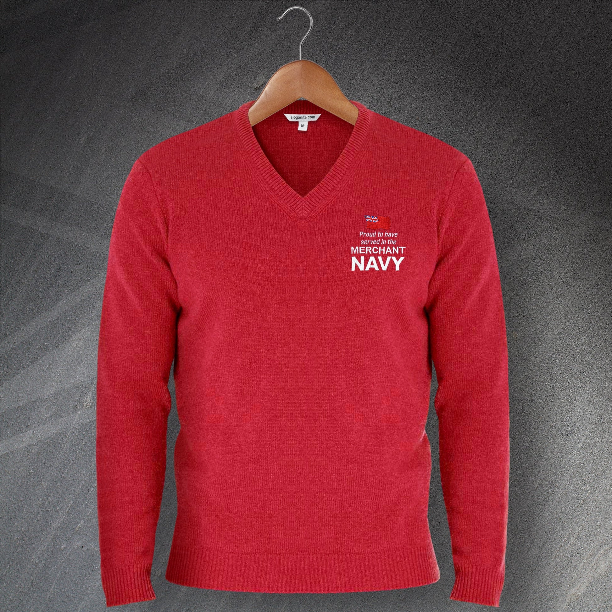 Merchant Navy V-Neck Jumper